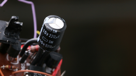 components of electronic circuitsの写真素材