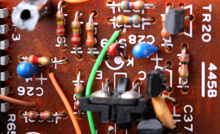 components of electronic circuitsの写真素材