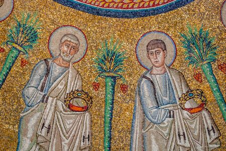 Italian  religious mosaicsのeditorial素材