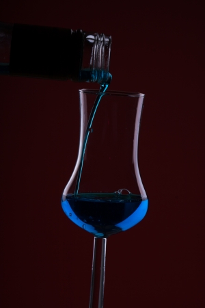 Blue Martini Curacao Cocktailの写真素材