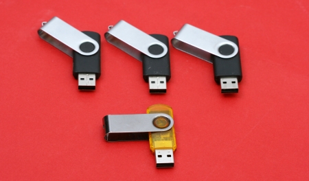 Usb flash drivesの写真素材