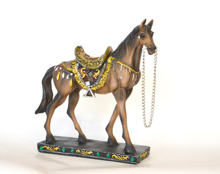 horse figurineの写真素材