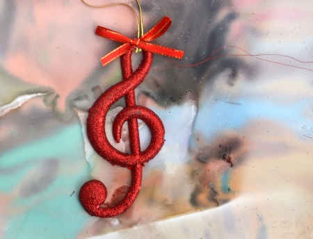 Red music conceptの写真素材