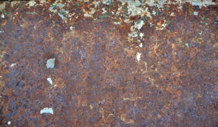 Rusty metal plateの写真素材