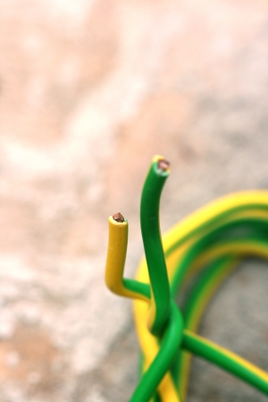 Electric cableの写真素材