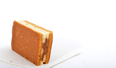 Sweet yellow cakeの写真素材