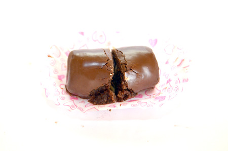 Homemade Chocolate Truffles Close-upの写真素材