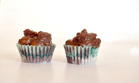 Homemade Chocolate Truffles Close-upの写真素材