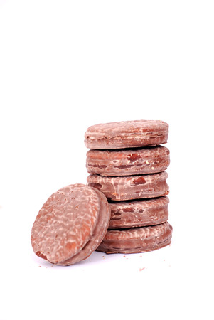 cookies on whiteの写真素材