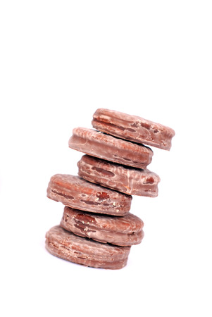 cookies on whiteの写真素材