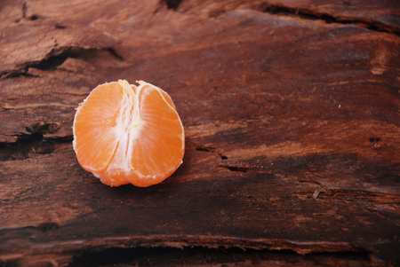 tangerine or mandarin fruitの写真素材
