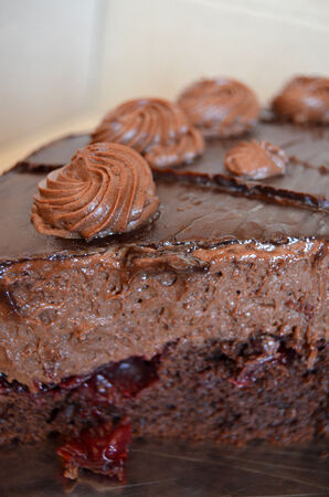Slice Of Chocolate Cakeの写真素材