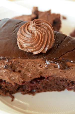 Slice Of Chocolate Cakeの写真素材