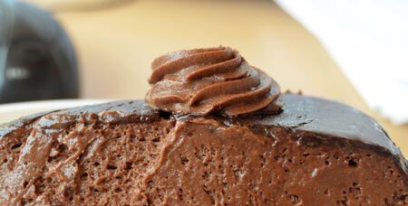 Slice Of Chocolate Cakeの写真素材