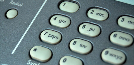 Telephone keypadの写真素材