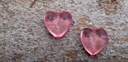 Valentine heartsの写真素材
