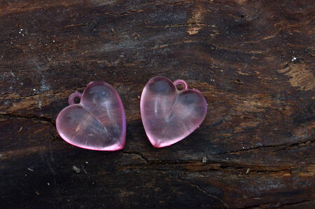Valentine heartsの写真素材