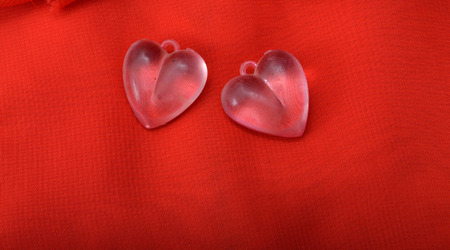 Valentine heartsの写真素材