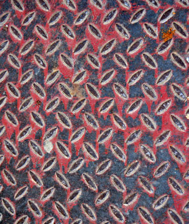 Rusty metal red backgroundの写真素材