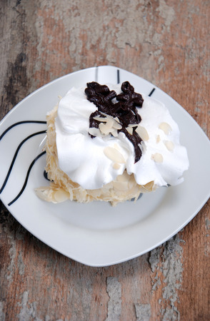 Almond cakeの写真素材