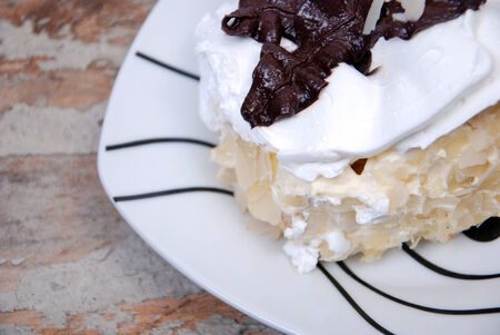 Almond cakeの写真素材