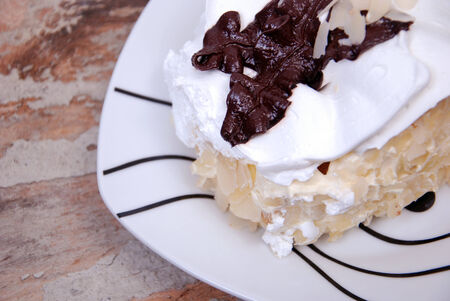 Almond cakeの写真素材