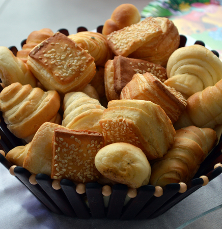 bakery in the wood bowlの写真素材