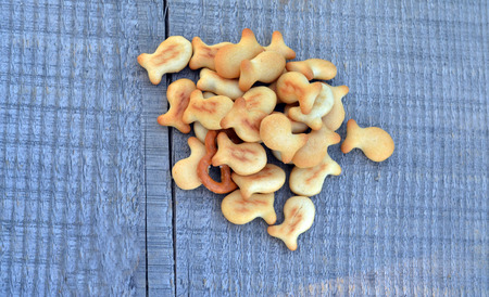 Fish crackersの写真素材