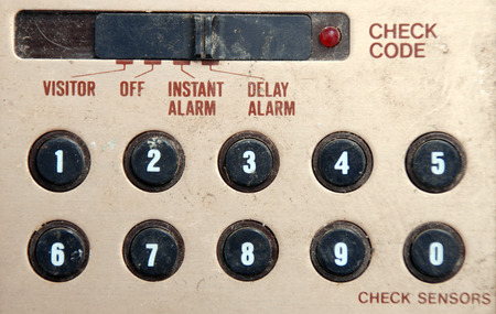 Old Home Security Alarmの写真素材