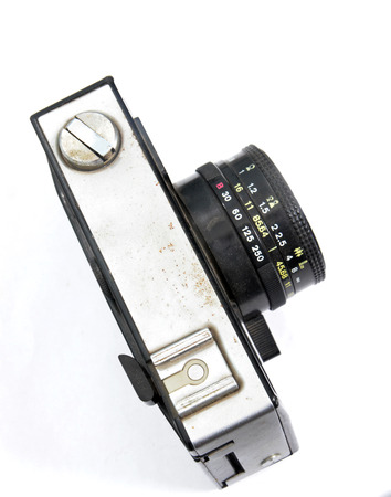 vintage soviet 35 mm cameraの写真素材