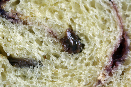 Easter sweet bread, macro, の写真素材