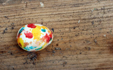 One easter eggの写真素材
