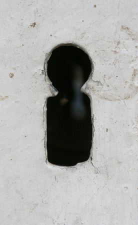mistery keyholeの写真素材