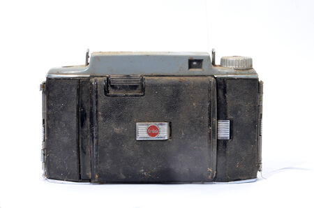 Vintage kodak tourst 2 roll film cameraのeditorial素材