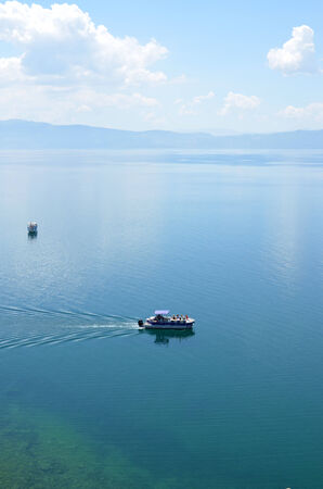 The Ohrid Lake , macedonia,の写真素材