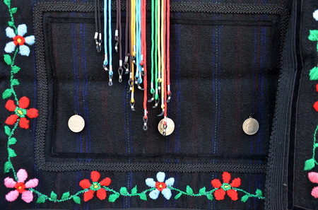 Traditional macedonian clothes, Macedoniaの写真素材
