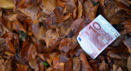 European banking and currency financial conceptの写真素材