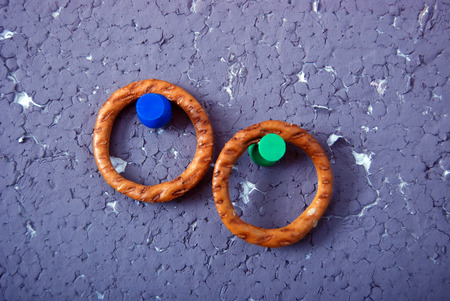 Ring crackersの写真素材