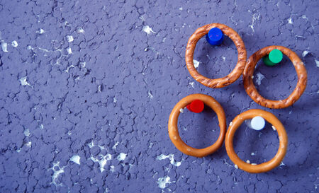 Ring crackersの写真素材