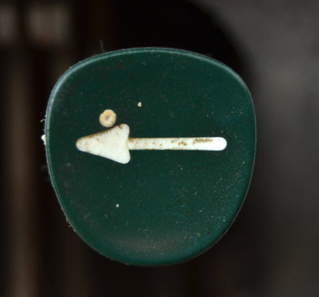 Vintage typewriter keys, go backの写真素材