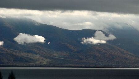 Lake Prespa in Macedoniaの写真素材