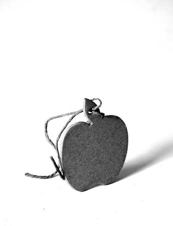 Picture of a Paper apple with shadowの写真素材