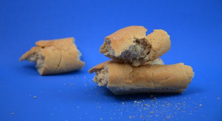 picture of a chopped breadの写真素材