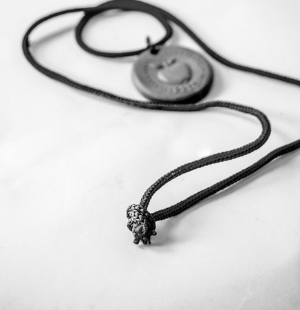 Rope isolated on white background,picture of aの写真素材
