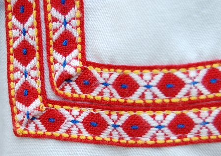 Picture of a Traditional macedonian costume, details