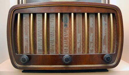 Vintage radio, picture of aの写真素材