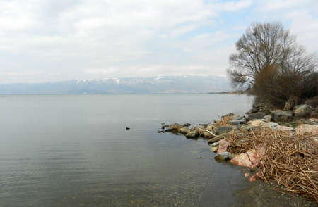 Oicture of a          Lake Ohrid Macedonia