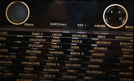 Vintage radioの写真素材