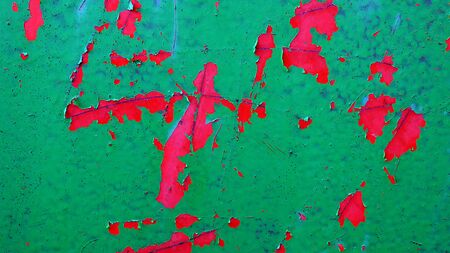 Texture of a  metal rusty painted surfaceの写真素材