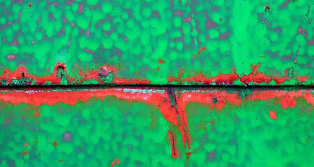 Texture of a  metal rusty painted surfaceの写真素材